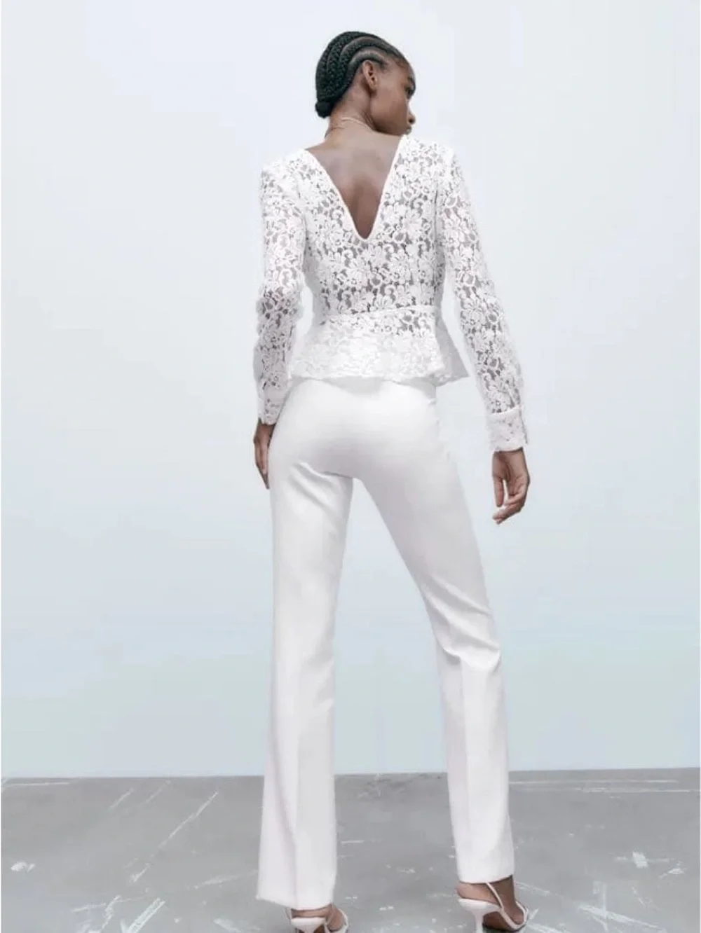 Zara sheer floral